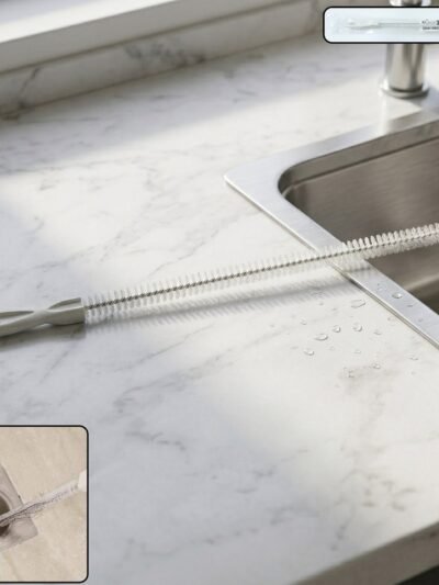 Flexible Drain Cleaning Brush – Long Reach Dual-End Tool for Home