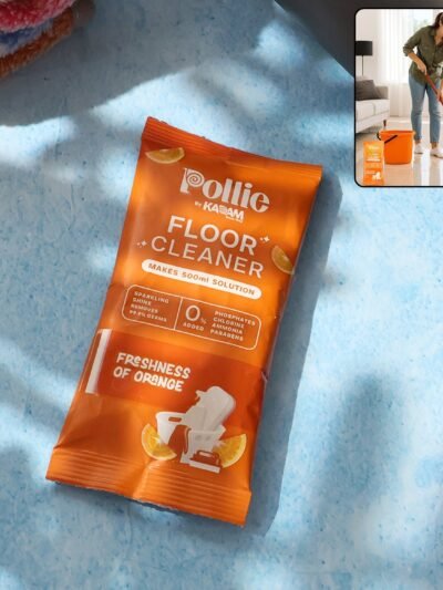 Concentrated Floor Cleaner Sachet – Quick-Dry Orange Fresh Shine