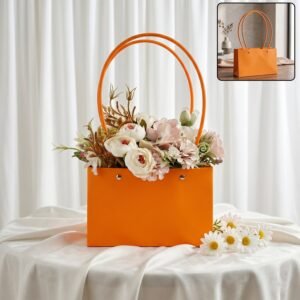 Foldable Flower Packaging Bag � Waterproof & Elegant Handle