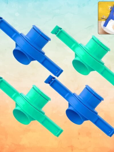 Food Pouch Sealer Clip – 4 Pc Set with Pour Spout