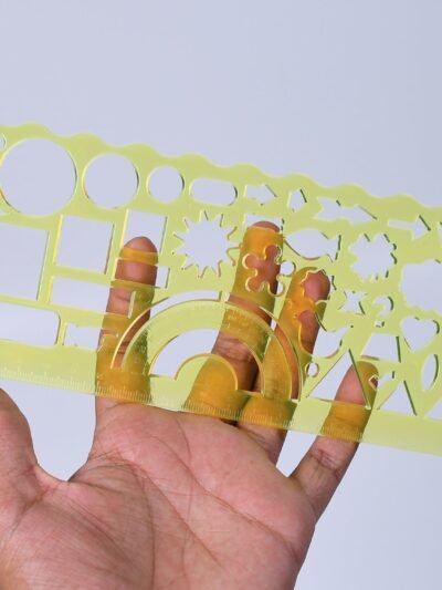 Template Rulers for Geometric Shapes & Drafting | Indo Glow