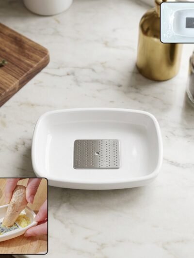Multipurpose Garlic Ginger Grinding Plate – Manual Stainless Steel Tool