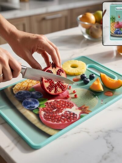 Multipurpose Anti-Slip Cutting Board � Safe & Easy Food Prep