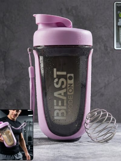 Gym Shaker Bottle – Leak Proof, 500ml for Protein & Hydration