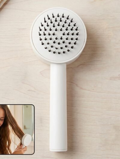 Self-Cleaning Hair Brush – Detangle & Massage | Velvet Wheels
