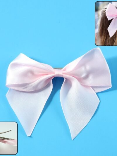 Satin Hair Bow Clip – Stylish & Comfortable Hair Accessory