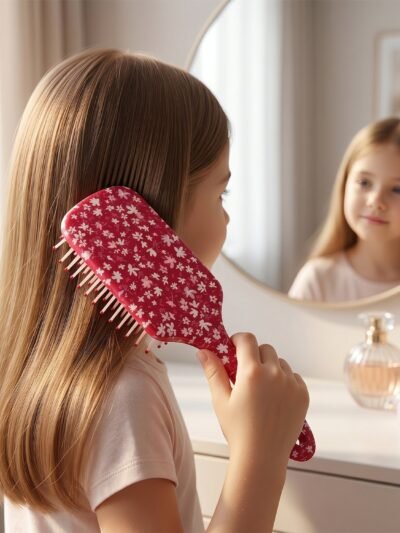 Kids Hair Comb � Colorful Cartoon Designs for Gentle Detangling