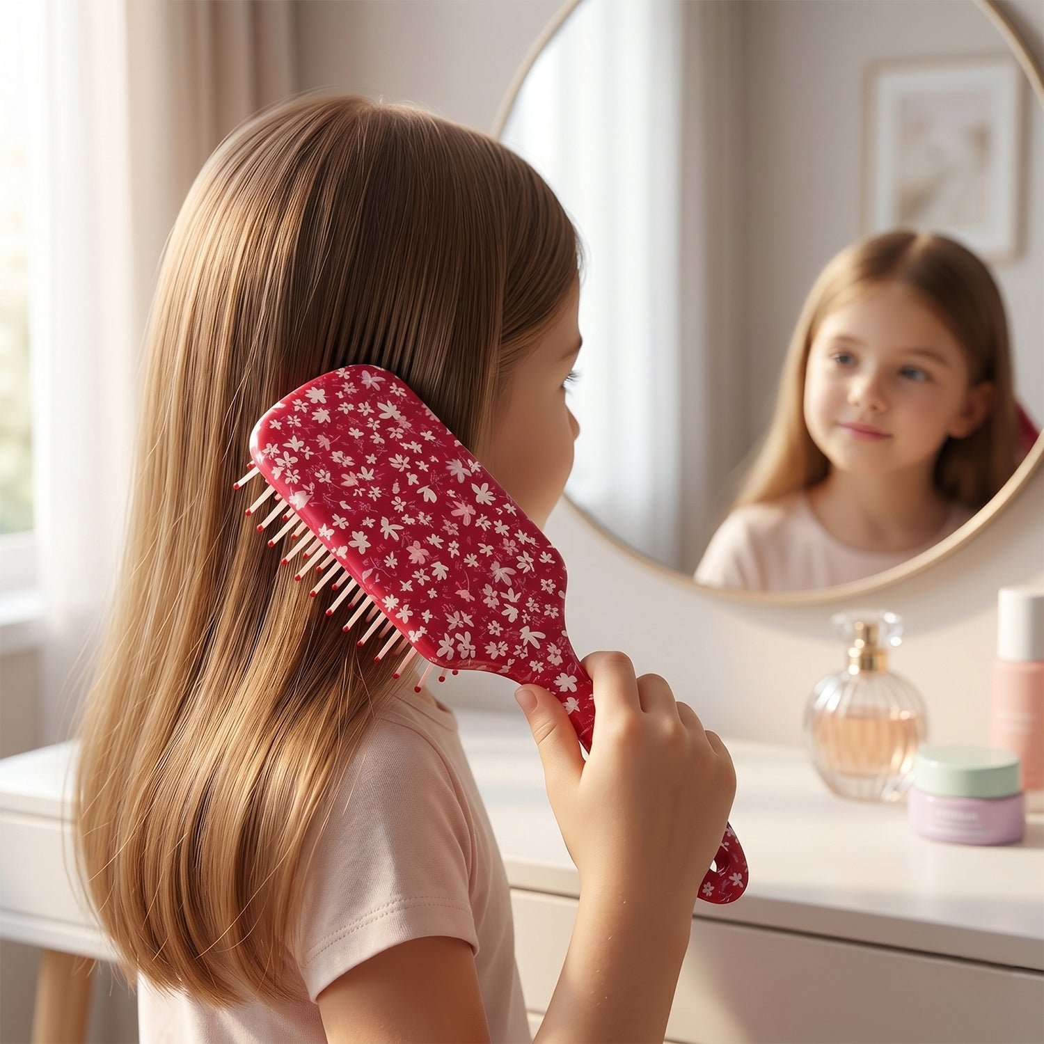 Kids Hair Comb � Colorful Cartoon Designs for Gentle Detangling