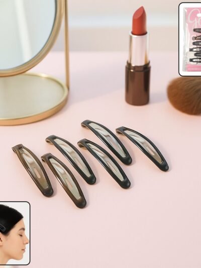 Snap Hair Clips for Women – Strong Hold, Non-Slip 6 Pc Set