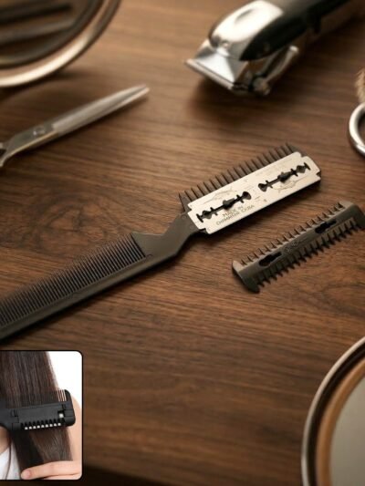 Hair Cutting Comb with Razor Blade – Precise Grooming Tool for Men & Women