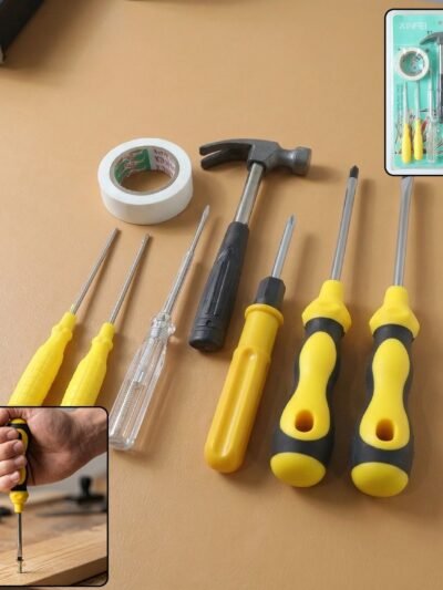 8 in 1 Hand Tool Kit – Compact DIY Repair & Maintenance Set