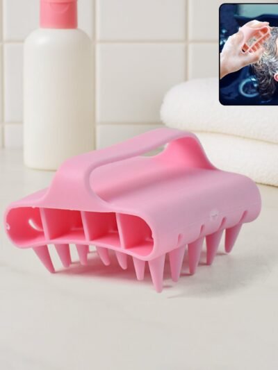 Scalp Massager Shampoo Brush – Soft Silicone Deep Clean & Relax