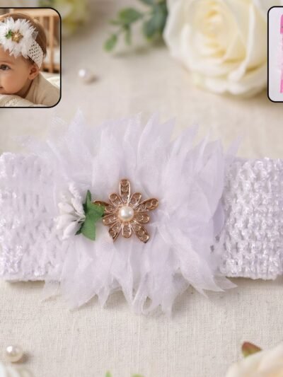 Baby Headband � Comfortable Soft Elastic Floral Design