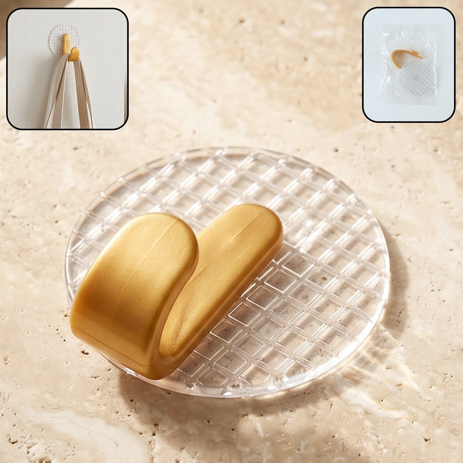 Self Adhesive Wall Hook � Strong, Waterproof, No Drill Needed