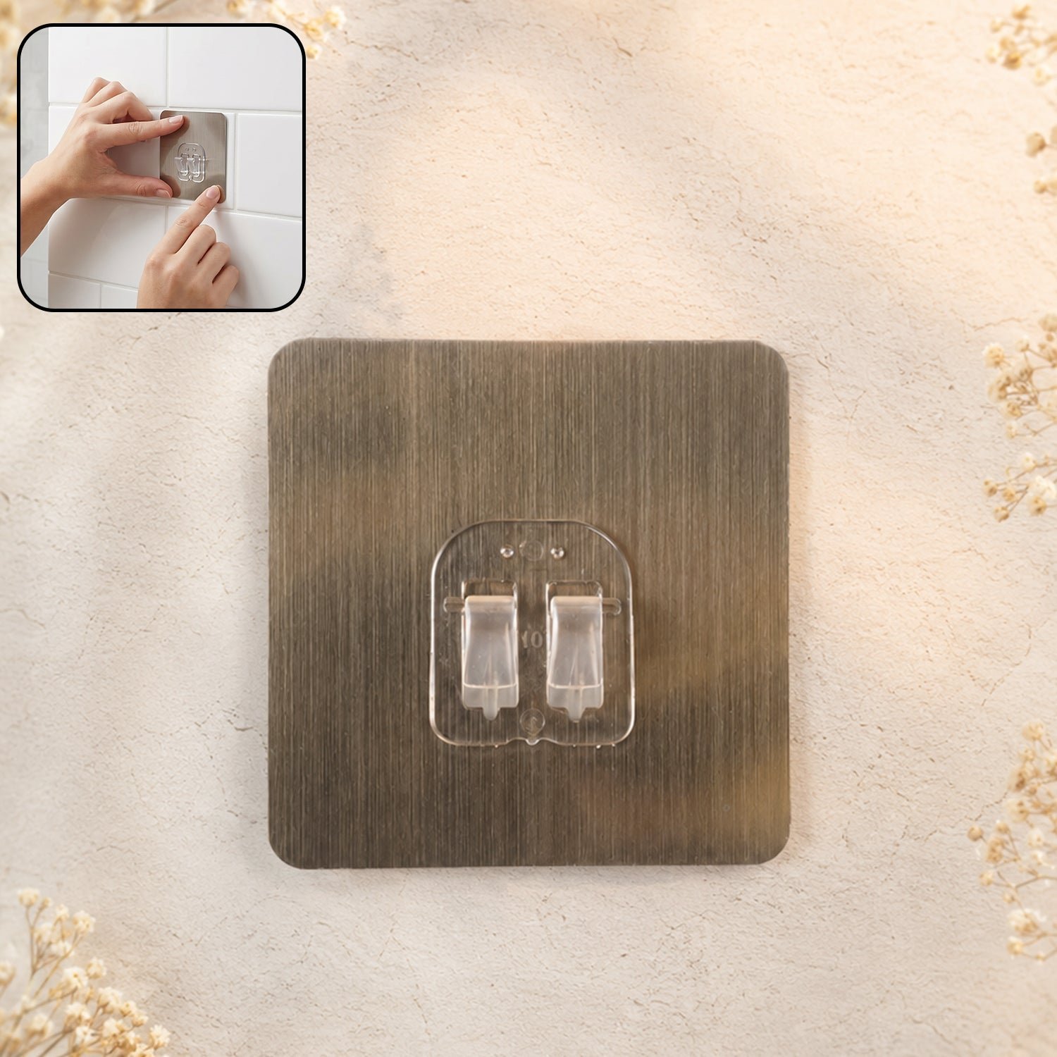 Heavy Duty Self Adhesive Wall Hook � Easy Mount, Multipurpose Use