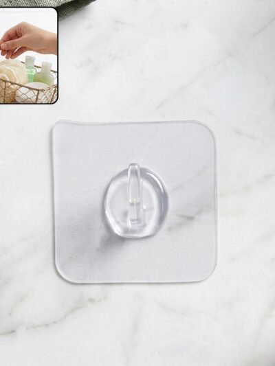 Self-Adhesive Wall Hook � Easy no-drill installation for versatile use