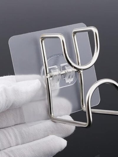Transparent Wall Hook � No Drill, Multipurpose Adhesive Design