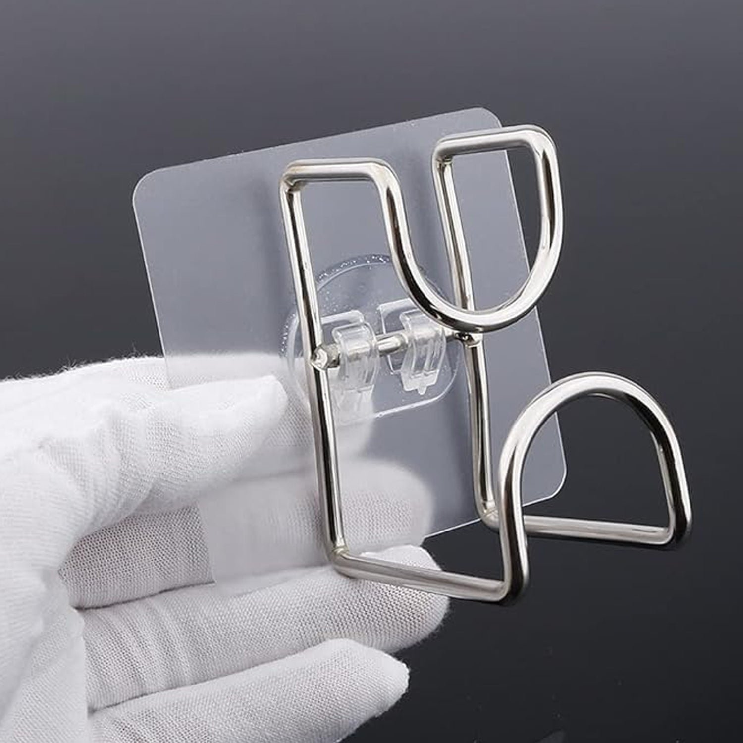 Transparent Wall Hook � No Drill, Multipurpose Adhesive Design