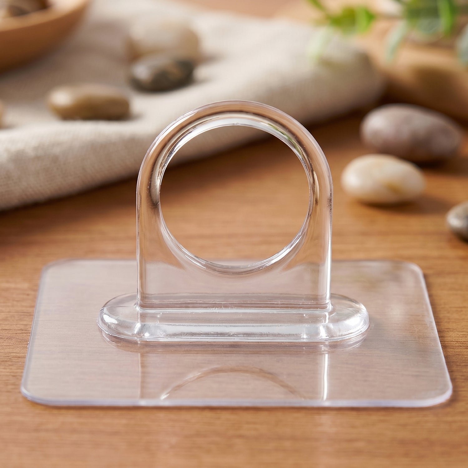 Clear Adhesive Wall Hook � Hassle-Free No-Drill Organization