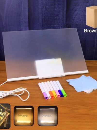 LED Acrylic Writing Board – USB Powered Illuminated Display