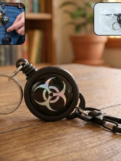 Retractable Keychain � Durable Anti-Lost with Clip | Velvet Wheels