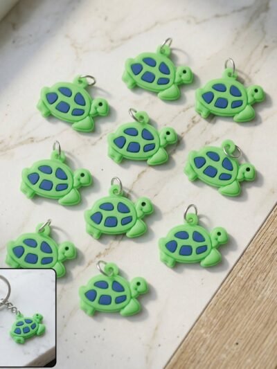 Turtle Keychain Set – Fun & Vibrant Animal Accessories