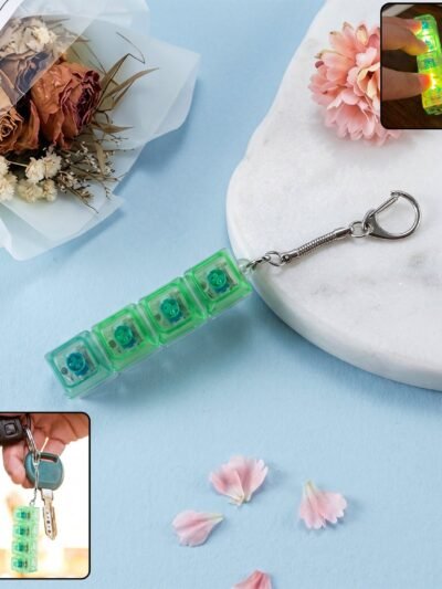 Mechanical Keyboard Switch Keychain � Satisfying Click & LED Light