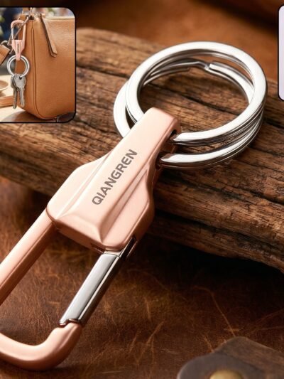 Heavy Duty Keychain Organizer – Durable Metal with Quick Release Hook