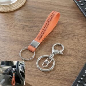 Silicone Wrist Strap Keychain – Durable & Lightweight for Daily Use