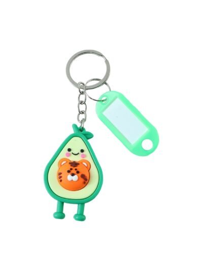 Cartoon Character Keychain – Decorative ID Tag Accessory