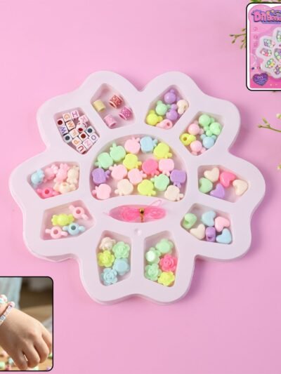 DIY Beading Jewellery Making Kit – Creative Bracelet & Necklace Set for Kids