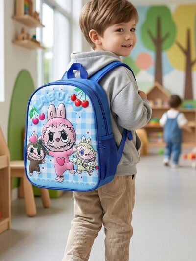 Kids Cartoon Backpack � Lightweight & Spacious for Small Kids