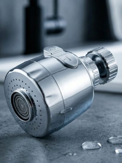 Water-Saving Faucet Aerator – 360° Rotating & Dual Mode Efficiency