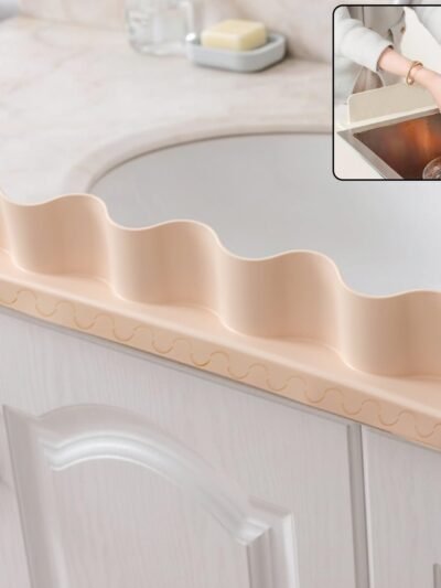Kitchen Sink Splash Guard – Flexible 49 cm Anti-Splash Barrier