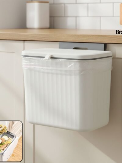 Kitchen Dustbin – Space-Saving Wall Mounted Plastic Bin