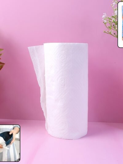 Kitchen Paper Towel Roll – 60 Super Absorbent Sheets