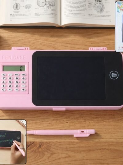 LCD Writing Tablet Pencil Case – All-in-One Study Organizer