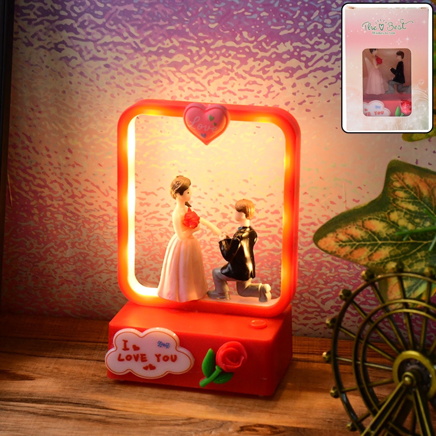 Romantic LED Love Couple Night Lamp – Warm Ambient Glow