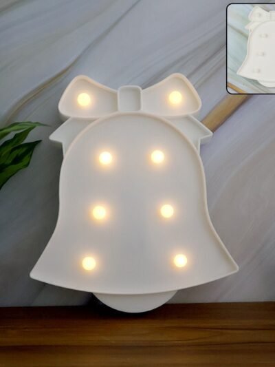 LED Bell Shaped Night Light – Warm, Battery Operated Glow