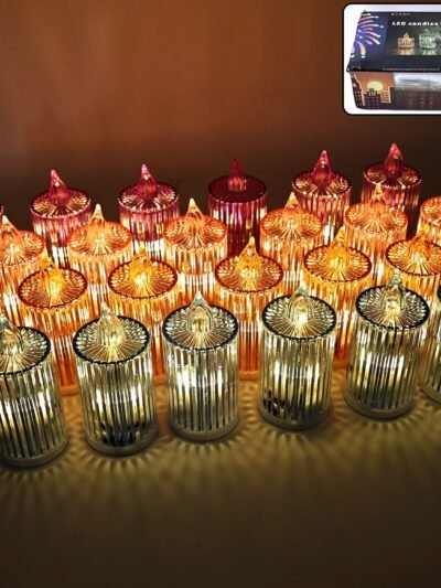 LED Flameless Candle Light Set – 24 Pc Decorative Ambiance