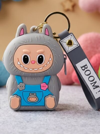 Mini Pouch Keychain � Compact Silicone Storage for Essentials