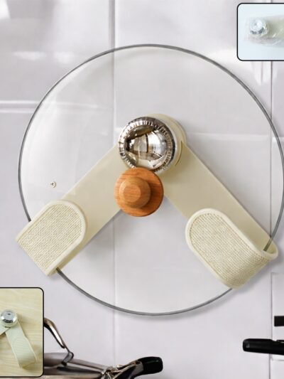 Adjustable Kitchen Pot Lid Holder – Space-Saving & Heat Resistant