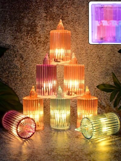 LED Candle Light Set – Flameless Decorative 8-Piece Set