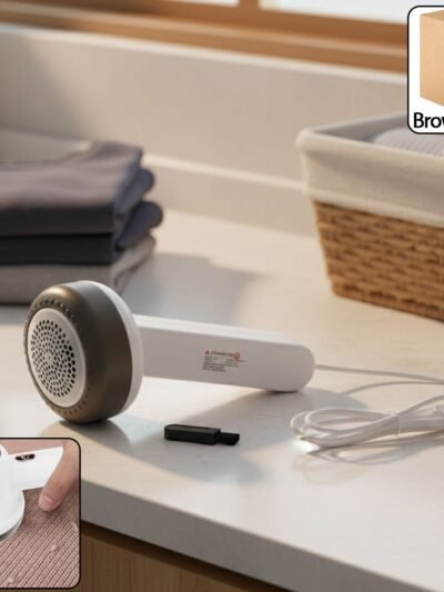 Rechargeable Fabric Lint Remover – Gentle & Efficient Clothes Shaver