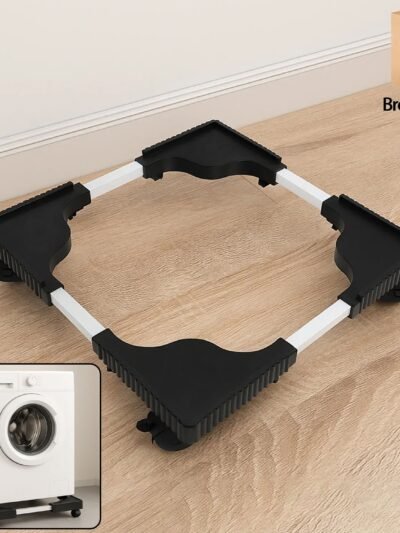 Adjustable Washing Machine Stand – Heavy-Duty Anti-Vibration Support