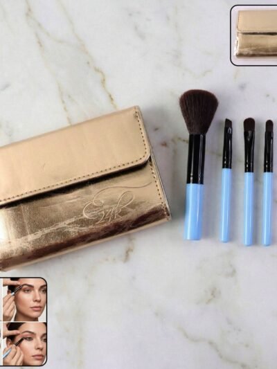 Professional Makeup Brush Set 4-in-1 for Face & Eyes