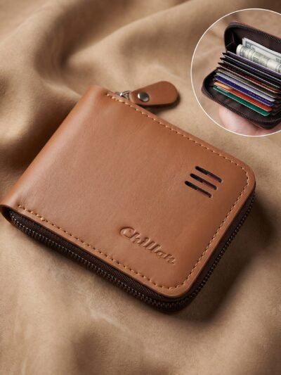 Zip-Around Cardholder Wallet – Secure Compact Design for Men & Women