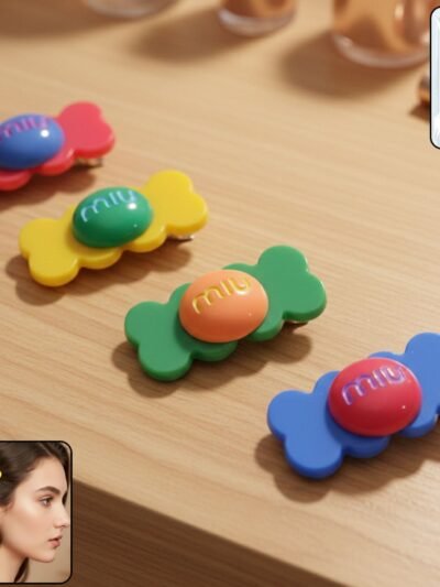 Candy Hair Clips – Cute Colorful Snap Accessories for Girls