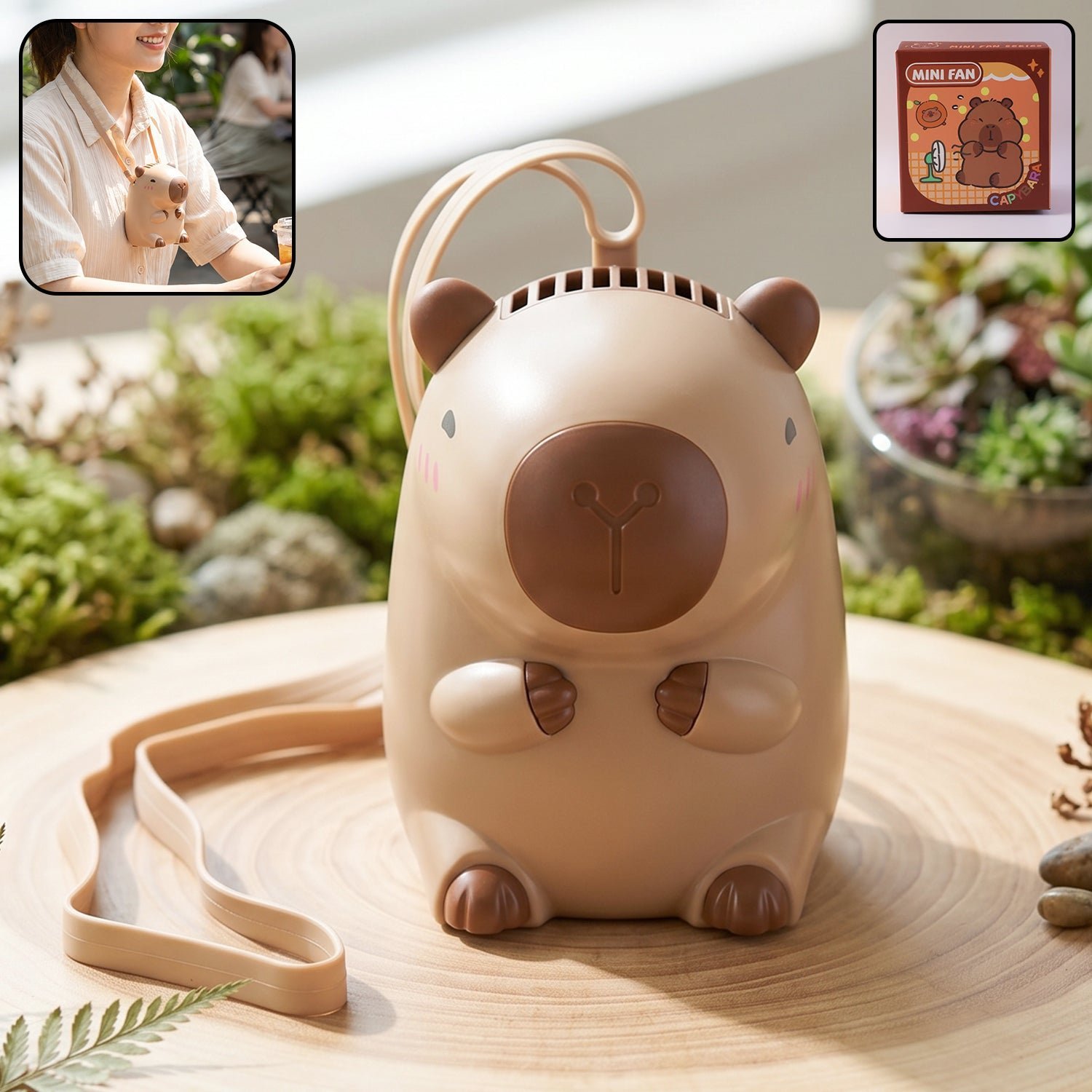 Mini Bear Fan � Rechargeable & Portable for Outdoor Use