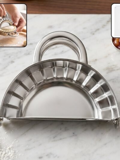 Stainless Steel Dumpling & Gujiya Maker � Durable & Easy to Use